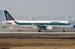 Alitalia, I-BIKD, Airbus, A320-214, 28.02.2009, MXP, Mailand-Malpensa, Italy     