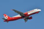 D-ABZB Air Berlin Airbus A320-216   in München am 11.09.2015 gestartet