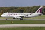Qatar Airways, A7-AHW, Airbus, A320-232, 17.10.2015, GVA, Geneve, Switzerland         