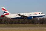British Airways, G-EUPU, Airbus, A319-131, 26.12.2015, BSL, Basel, Switzerland           