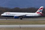 British Airways, G-EUUX, Airbus, A320-232, 30.01.2016, GVA, Geneve, Switzerland         