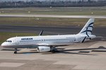 Aegean Airlines (A3-AEE), SX-DNC, Airbus, A 320-232 sl, 10.03.2016, DUS-EDDL, Düsseldorf, Germany 