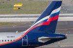 Aeroflot (SU-AFL), VQ-BST  P.Popovich , Airbus, A 320-214 sl (Seitenleitwerk/Tail), 10.03.2016, DUS-EDDL, Düsseldorf, Germany