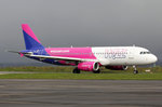 Wizz Air HA-LWH rollt zum Start in Dortmund 26.4.2016