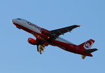 Air Berlin A 320-216 D-ABZJ nach dem Start in Berlin-Tegel am 09.01.2016