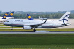 SX-DNE Aegean Airlines Airbus A320-232(WL)  bei der Landung in München am 15.05.2016