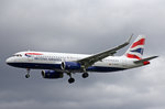 British Airways, G-EUYX, Airbus A320-232 SL, 01.Juli 2016, LHR London Heathrow, United Kingdom.