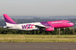 Wizz Air HA-LWM bei der Landung in Dortmund 25.8.2016