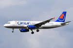 TC-OBS Onur Air Airbus A320-232  in Frankfurt am 06.08.2016 beim Landeanflug