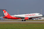 Air Berlin, D-ABFE, Airbus A320-2314, 24.September 2016, MUC München, Germany.