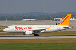 Pegasus Airlines, TC-DCJ, Airbus A320-214, 25.September 2016, MUC München, Germany.