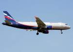 Aeroflot A 320-214 VP-BZQ im Landeanflug auf den Flughafen Berlin-Schnefeld am 01.05.2009