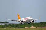 Pegasus Airlines Airbus A320-200neo TC-NBP bei Landung am Airport Hamburg Helmut Schmidt am 21.05.18