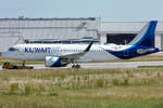 Kuwait Airways, D-AUBA (later Reg.: 9K-AKL), Airbus, A320-251N, 14.06.2019, XFW, Hamburg-Finkenwerder, Germany    