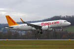 Pegasus, TC-NCI, Airbus A320-251N, msn: 9373, 28.November 2021, ZRH Zürich, Switzerland.