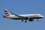 British Airways, G-TTND, Airbus A320-251N, msn: 8308, 18.April 2022, ZRH Zürich, Switzerland.