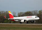 Iberia, Airbus A 320-271N, EC-MXY, BER, 17.04.2022