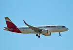 Iberia, Airbus A 320-251N, EC-NTI, BER, 21.06.2022