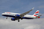 British Airways, G-TTNG, Airbus A320-251N, msn: 8431, 06.Juli 2023, LHR London Heathrow, United Kingdom.