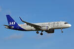 SAS Scandinavian Airlines, SE-ROK, Airbus A320-251N, msn: 9451,  Kraka Viking , 29.November 2023, ZRH Zürich, Switzerland.
