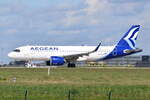 SX-NEQ , Aegean Airlines , Airbus A320-271N , Berlin-Brandenburg  Willy Brandt  , BER , 06.04.2024 ,