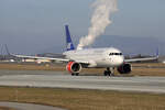 SAS Scandinavian Airlines, SE-DOZ, Airbus A320-251N, MSN 7565, 18.01.2025, SZG / LOWS