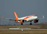 Easyjet, Airbus A 320-251N, G-UZEE, BER, 22.03.2025