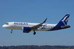 Aegean Airlines, SX-NEJ, Airbus A320-271N, msn: 11384,  25 years , 08.April 2025, ZRH Zürich, Switzerland.