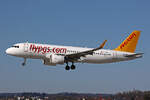 Pegasus Airlines, TC-NCU, Airbus A320-251N, msn: 10404,  Sedanur , 08.April 2025, ZRH Zürich, Switzerland.