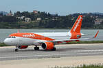 easyJet, G-UZLZ Airbus A320-251N, msn: 12334, 25.Mai 2025, CFU Corfu, Greece.