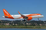 easyJet Europe, OE-LSI, Airbus A320-251N, msn: 9105, 27.Mai 2025, CFU Corfu, Greece.