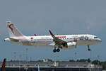 Tunisair, TS-IMX, Airbus A320-251N, msn: 10575,  Official carrier of Tunisian Olympic Team , 02.Juli 2025,  Carthage , MXP Milano Malpensa, Italy.