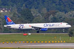 Onur Air, TC-OBF, Airbus A321-131, msn: 963, 24.September 2013, ZRH Zürich, Switzerland.