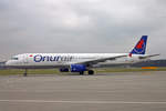 Onur Air, TC-OAL, Airbus A321-231, msn: 1004, 10.Dezember 2005, ZRH Zürich, Switzerland.