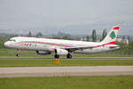 MEA Middle East Airlines, F-ORMF, Airbus A321-231, msn: 1953, 23.Aprli 2011, GVA Genève, Switzerland.