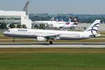 Aegean Airlines Airbus A321-231 SX-DGS, cn(MSN): 1428,
Flughafen München, 20.08.2018.
