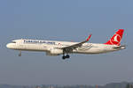 Turkish Airlines, TC-JSO, Airbus A321-231, msn: 6563,  Gümüşhane , 05.September 2018, ZRH Zürich, Switzerland.
