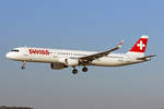 SWISS International Air Lines, HB-ION, Airbus A321-212,  Lugano , 10.September 2018, ZRH Zürich, Switzerland.