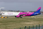 Wizz Air, D-AVZJ (later Reg.: HA-LTI), Airbus, A321-231SL, 18.03.2019, XFW, Hamburg-Finkenwerder, Germany       