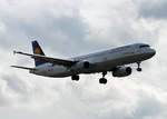Lufthansa, Airbus A 321-131, D-AIRM  Darmstadt , TXL, 10.08.2019