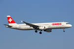SWISS International Air Lines, HB-IOK, Airbus A321-111, msn: 987, 26,Oktober 2019, ZRH Zürich, Switzerland.
