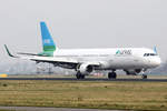 Level Austria Airbus A321-211 OE-LCP nach der Landung in Amsterdam 28.12.2019
