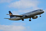Lufthansa, Airbus A 321-231, D-AISH  Wetzlar , BER, 12.02.2022