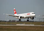 Swiss, Airbus A321-111, HB-IOH, BER, 17.04.2022