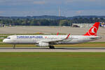 Turkish Airlines, TC-JTP, Airbus A321-231, msn: 7516,  Canakkale , 11.September 2022, MUC München, Germany.