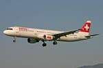 SWISS International Air Lines, HB-IOH, Airbus A321-111,  Wengen , 08.Mai 2008, ZRH Zürich, Switzerland.