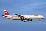 SWISS International Air Lines, HB-IOL, Airbus A321-111, 20.Januar 2008, ZRH Zürich, Switzerland.