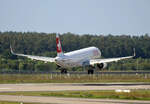 Swiss, Airbus A 321-212, HB-ION, BER, 13.08.2023