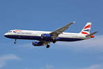 British Airways, G-EUXE, Airbus, A321-231, msn: 2323, 05.Juli 2023, LHR London Heathrow, United Kingdom.
