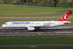 Turkish Airlines, TC-JRU, Airbus A321-231,   Florya , 14.Oktober 2023, ZRH Zürich, Switzerland.